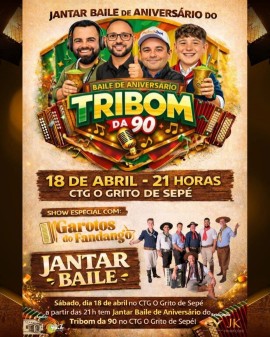 Jantar Baile de Aniversário Tribom da 90