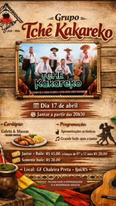 Grupo Tchê Kakareko - Jantar e Baile