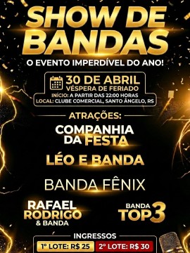 Show de Bandas - Clube Comercial