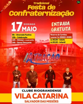 Tradicional Festa de Confraternização - Vila Catarina