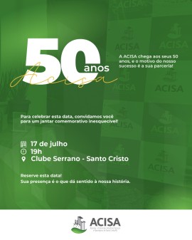50 anos ACISA - Jantar Comemorativo