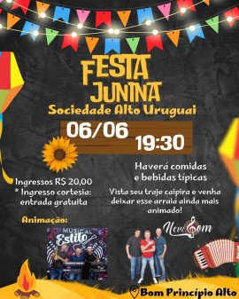 Festa Junina - Sociedade Alto Uruguai