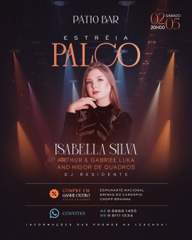 Estreia Palco - Isabella Silva no Pátio Bar
