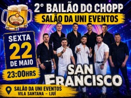 2º Bailão do Chopp - Salão da Uni Eventos | San Francisco