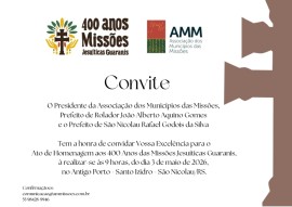 Ato de Homenagem aos 400 Anos das Missões Jesuíticas Guaranis