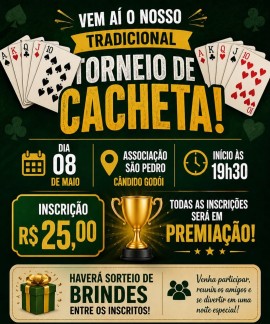 Torneio de Cacheta - Associação São Pedro