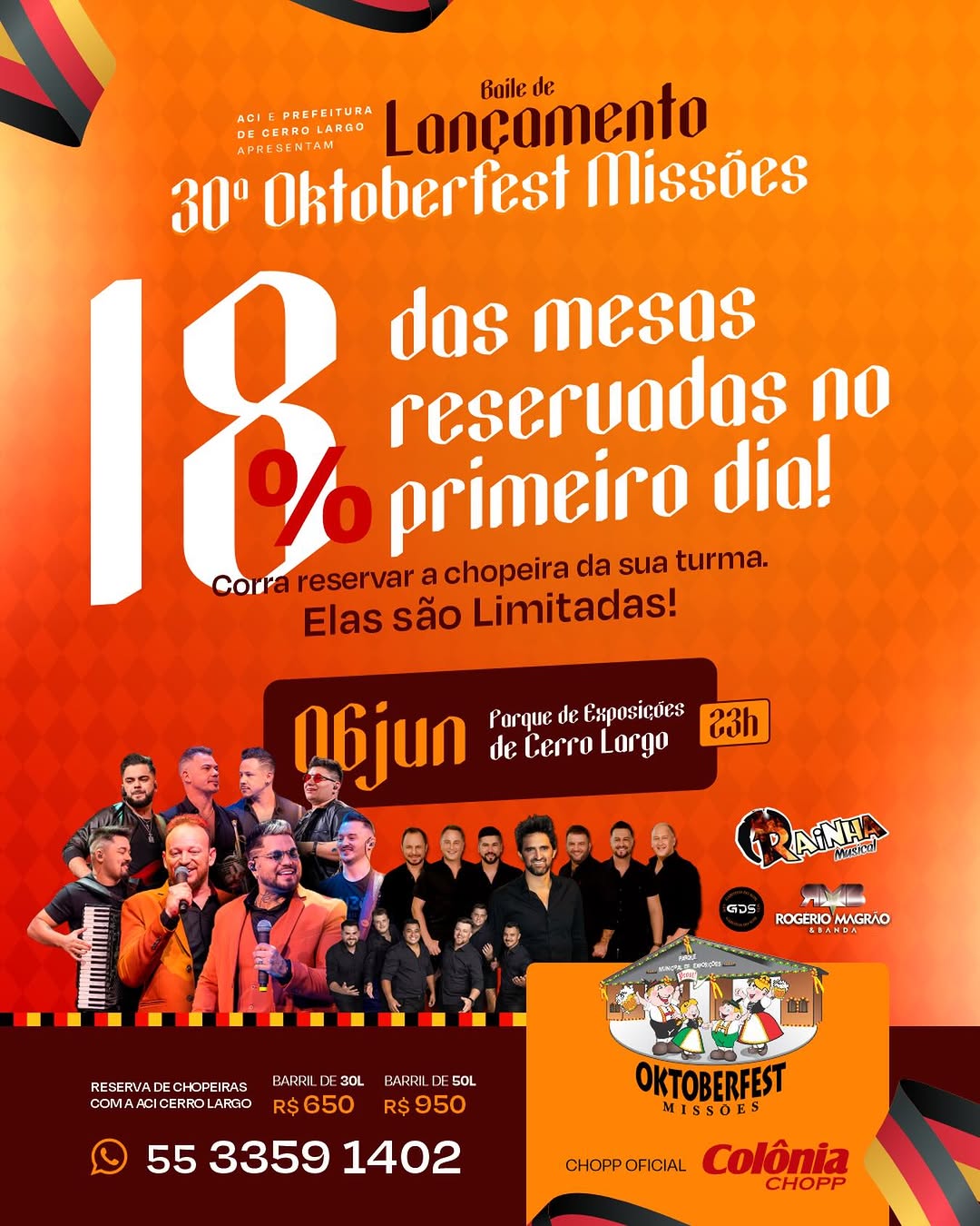 Baile de Lançamento - 30ª Oktoberfest Missões