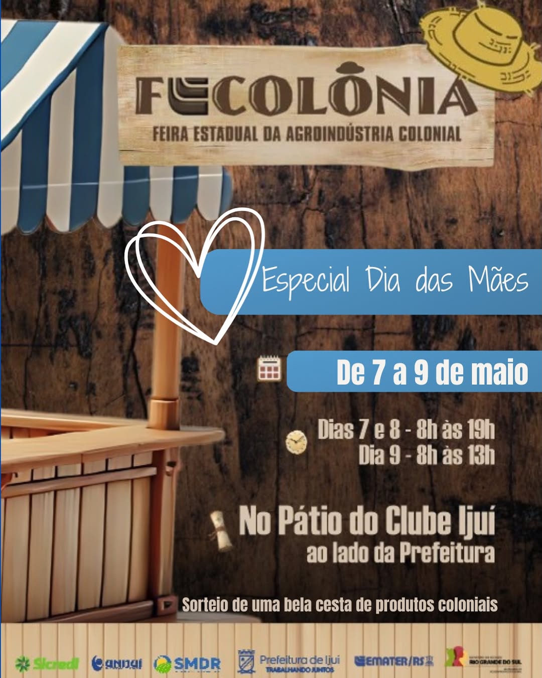 FECOLÔNIA - Feira Estadual da Agroindústria Colonial (Especial Dia das Mães)