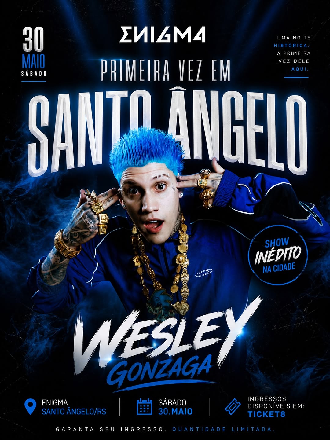 Wesley Gonzaga - Primeira vez em Santo Ângelo | Enigma