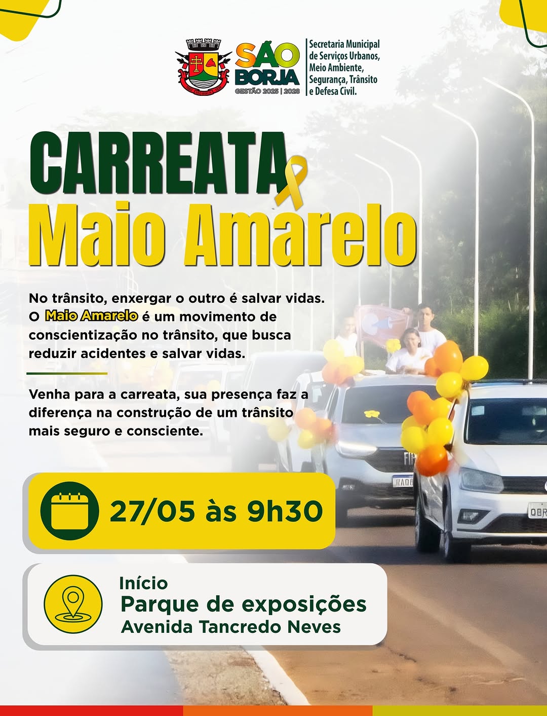 Carreata Maio Amarelo