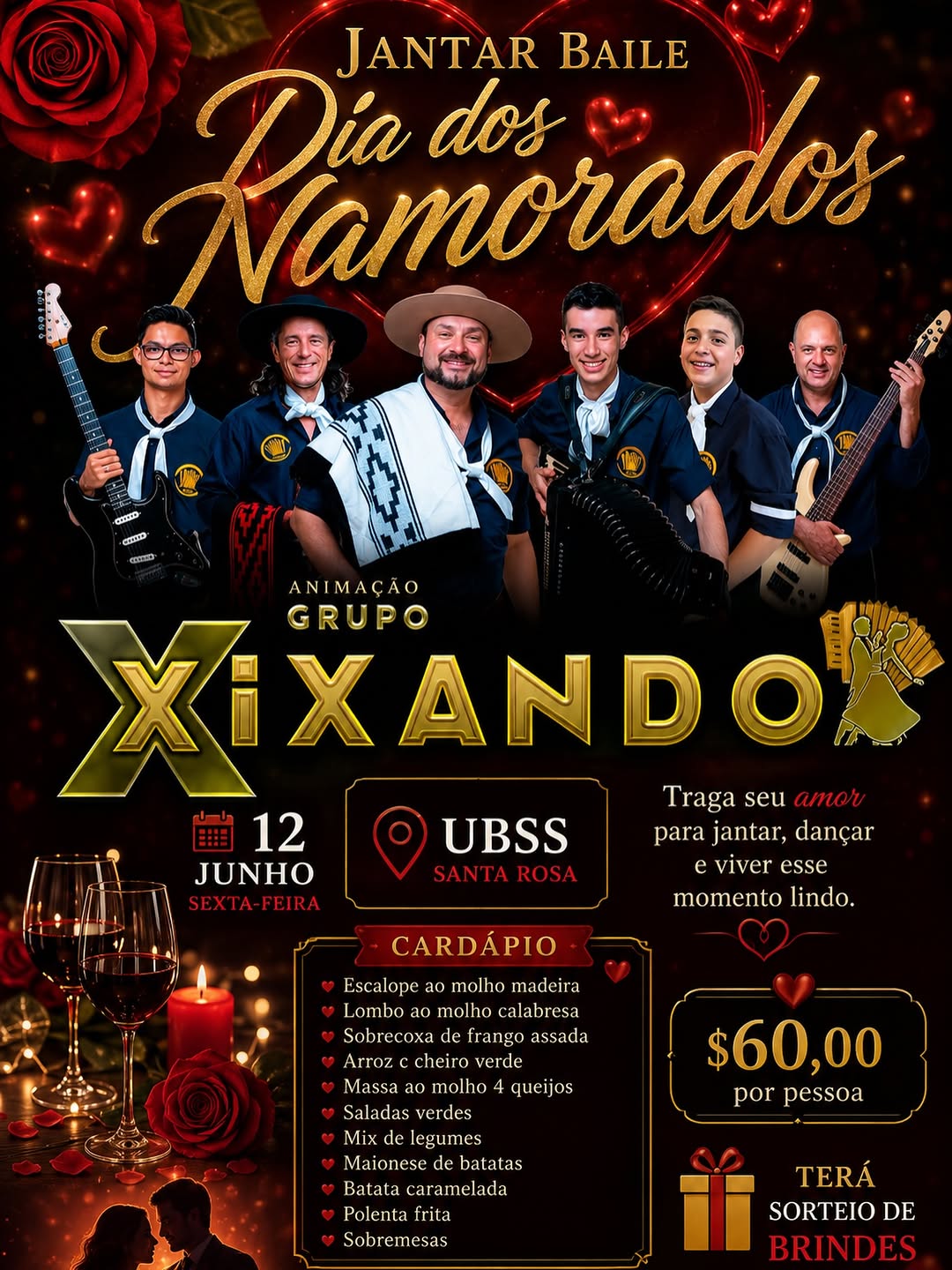 Jantar Baile - Dia dos Namorados
