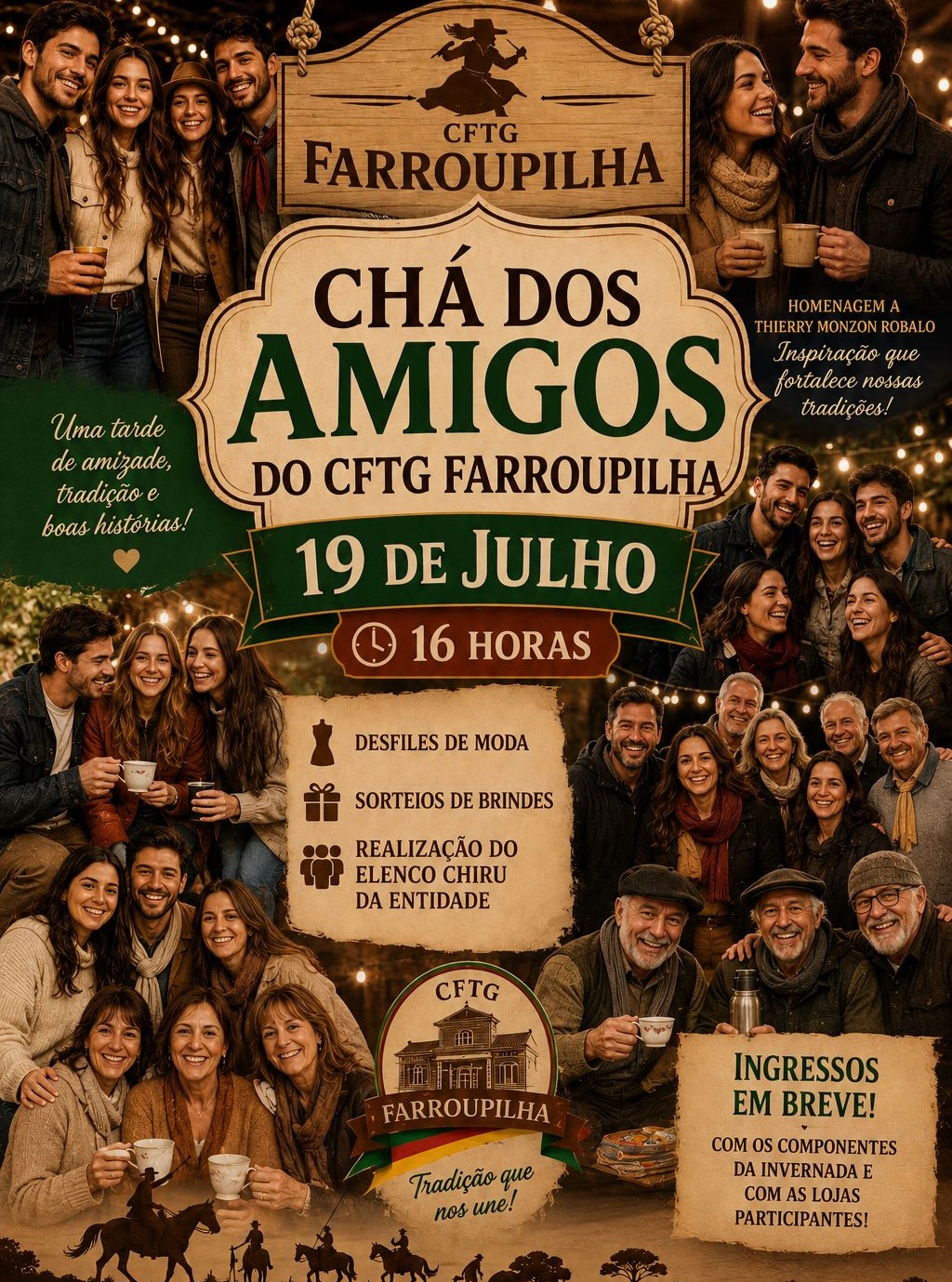 Chá dos Amigos do CFTG Farroupilha