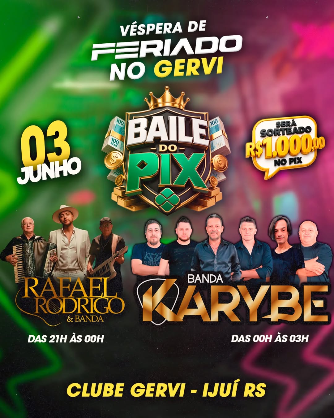Véspera de Feriado no Gervi - Baile do Pix