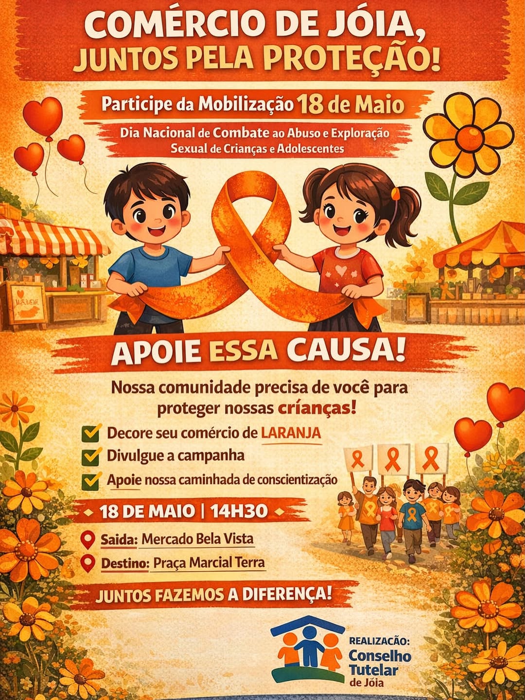 Mobilização 18 de Maio - Faça Bonito em Jóia