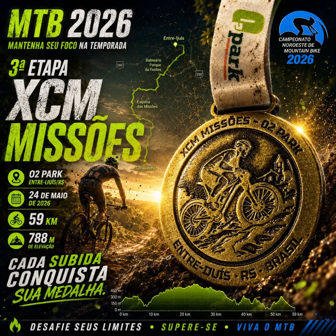 3ª Etapa XCM Missões - Campeonato Noroeste de Mountain Bike 2026