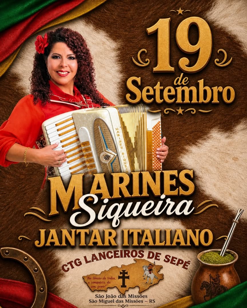 Jantar Italiano com Marinês Siqueira