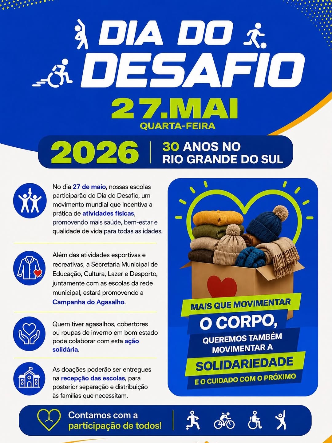 Dia do Desafio 2026 - São Paulo das Missões
