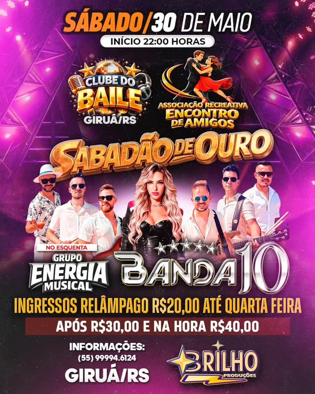 Sabadão de Ouro - Super Banda 10 em Giruá