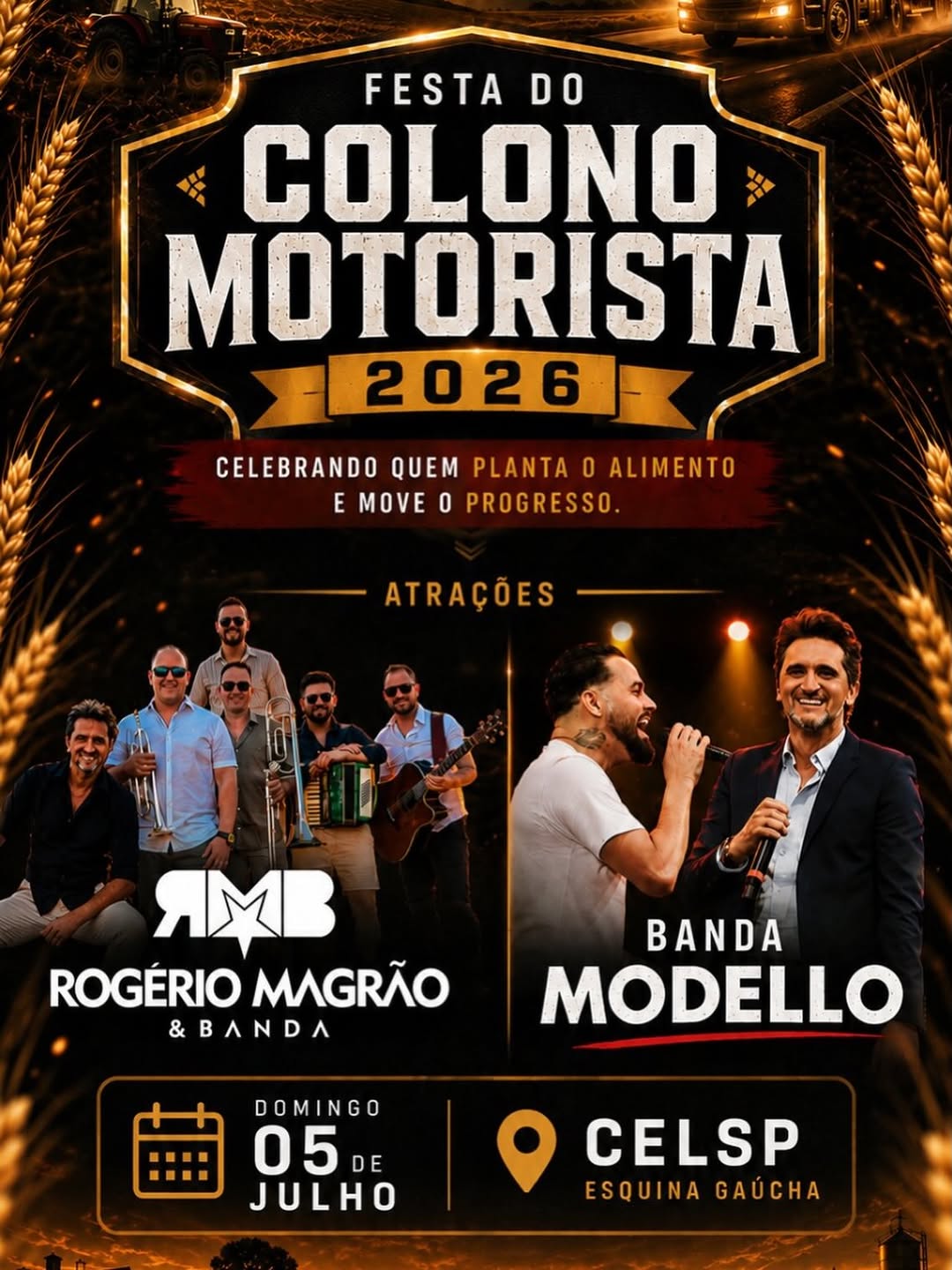 Festa do Colono e Motorista 2026 - Esquina Gaúcha