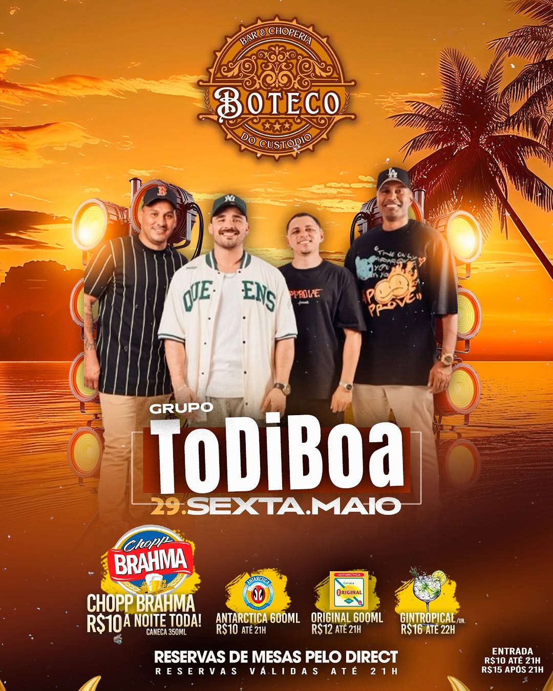 Pagodinho com Grupo ToDiBoa no Boteco do Custódio