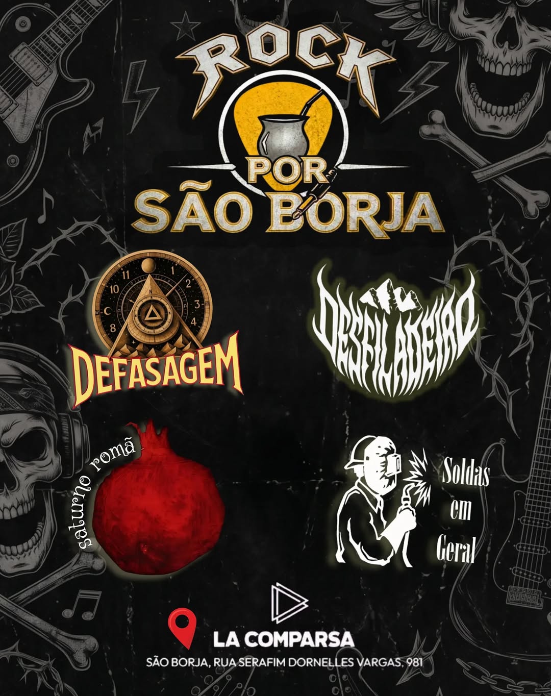 Rock por São Borja - Mês do Rock Solidário