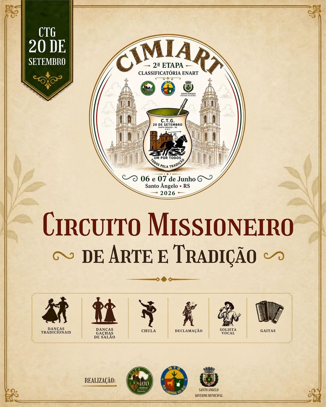 CIMIART - Circuito Missioneiro de Arte e Tradição (2ª Etapa Classificatória)