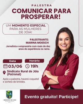 Palestra Comunicar para Prosperar