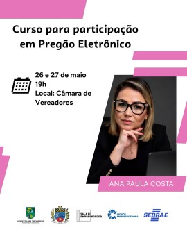Curso para participação em Pregão Eletrônico