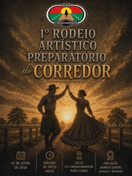 1º Rodeio Artístico Preparatório do Corredor