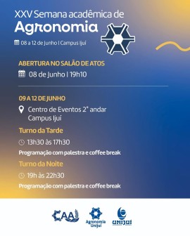 XXV Semana Acadêmica de Agronomia