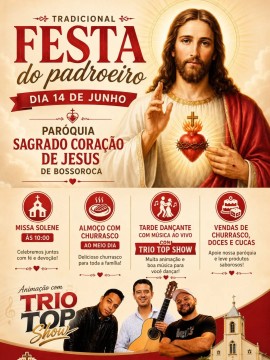 Tradicional Festa do Padroeiro - Paróquia Sagrado Coração de Jesus