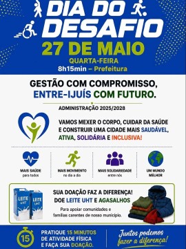 Dia do Desafio 2026 - Entre-Ijuís