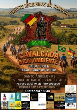 Cavalgada Meio Ambiente - Piquete Herdeiros da Tradição
