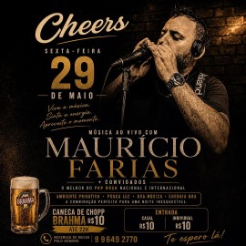 Maurício Farias ao Vivo no Cheers Pub Café