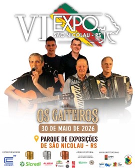 Os Gaiteiros na VI Expo São Nicolau - RS