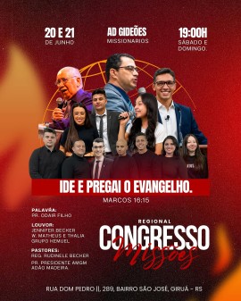 Congresso Regional de Missões - AD Gideões