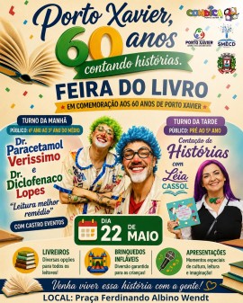 Feira do Livro - Porto Xavier 60 anos