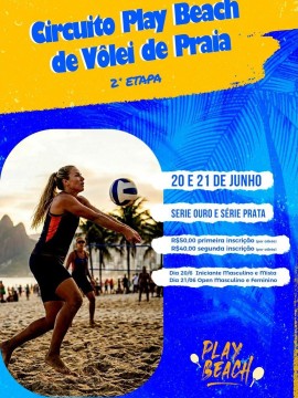 Circuito Play Beach de Vôlei de Praia - 2ª Etapa