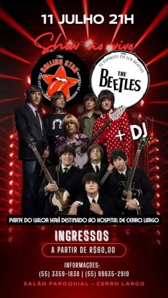 Show Beneficente: The Beetles e The Rolling Star