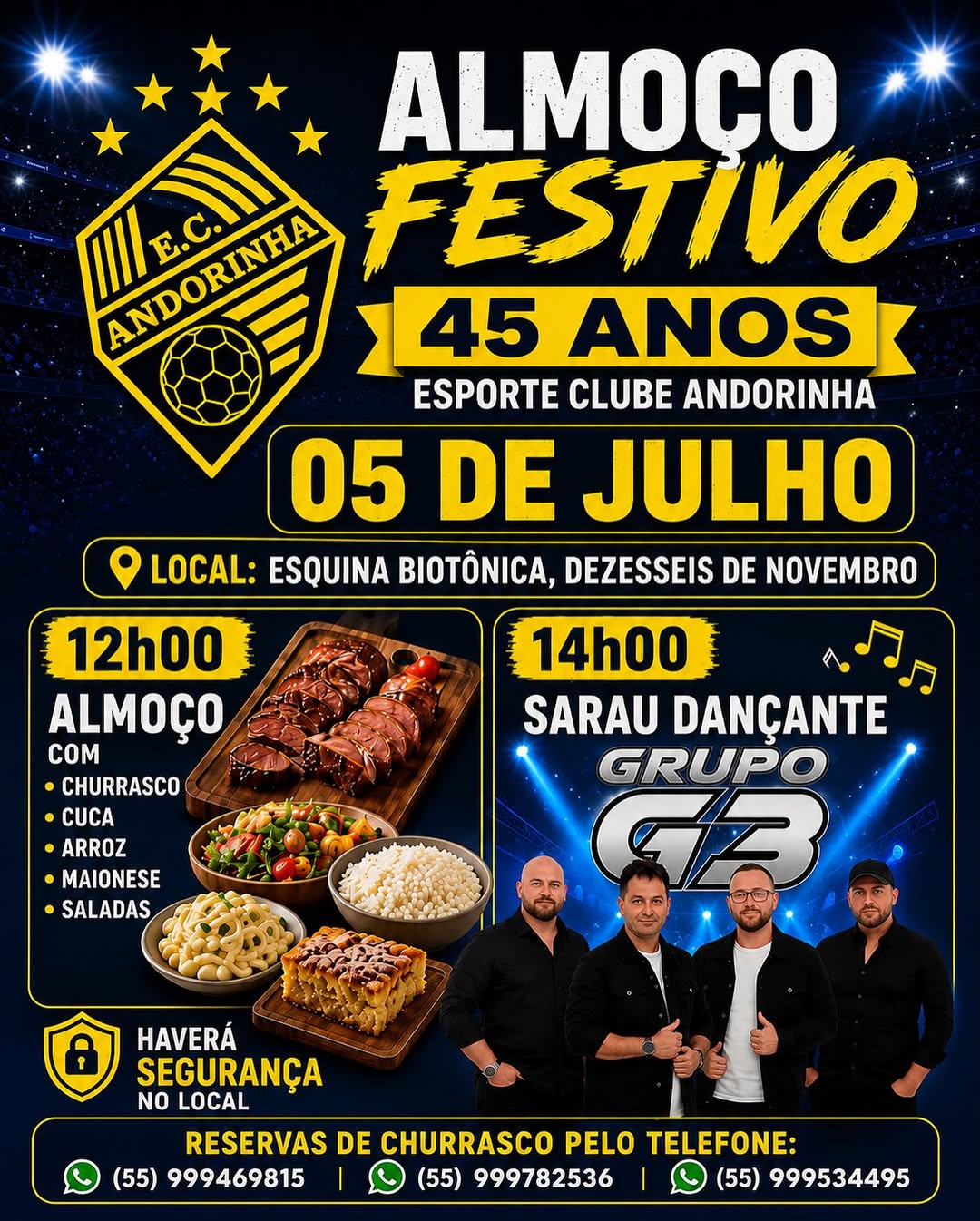 Almoço Festivo 45 Anos - E.C. Andorinha