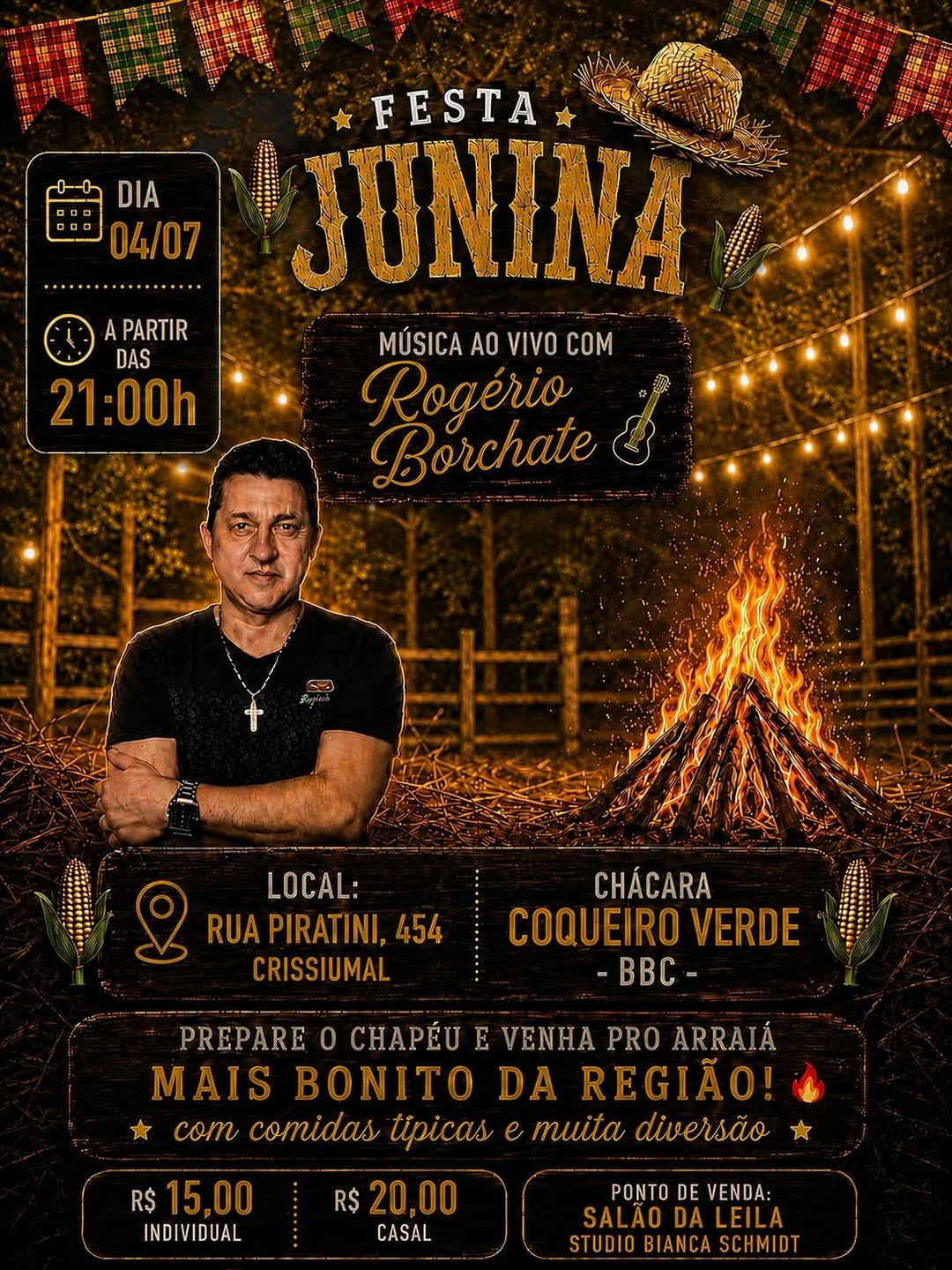 Festa Junina - Chácara Coqueiro Verde