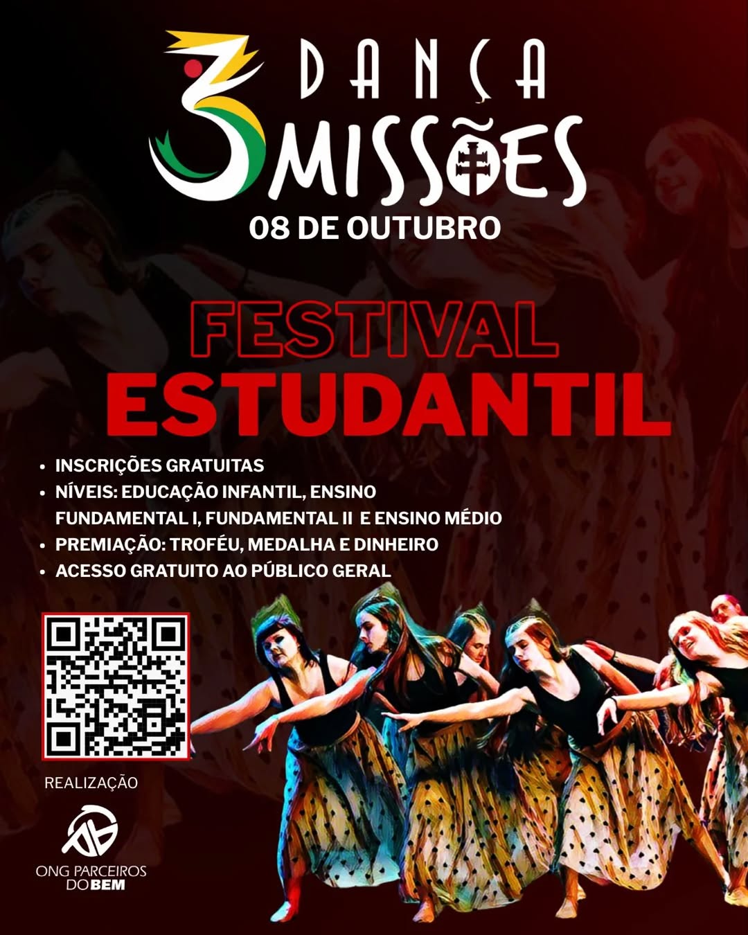 3º Festival Dança Missões - Fase Estudantil