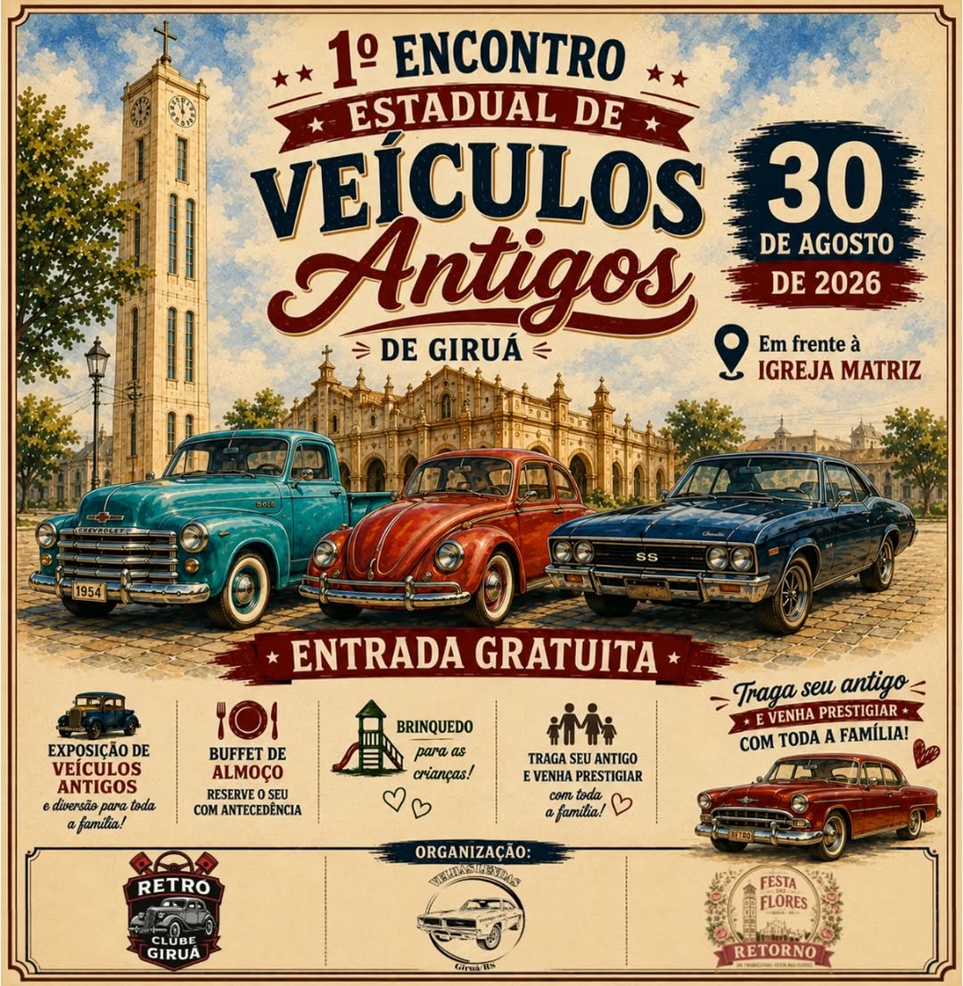 1º Encontro Estadual de Veículos Antigos de Giruá