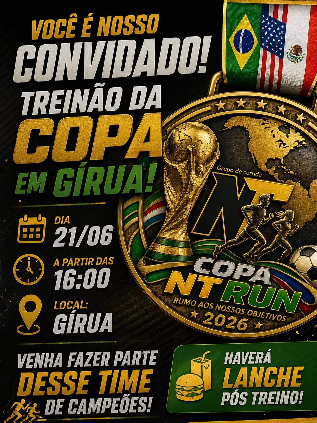 Treinão Copa NT Run - Giruá (21/06)