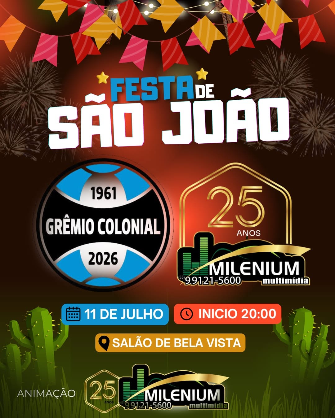 Festa de São João do Grêmio Colonial de Bela Vista