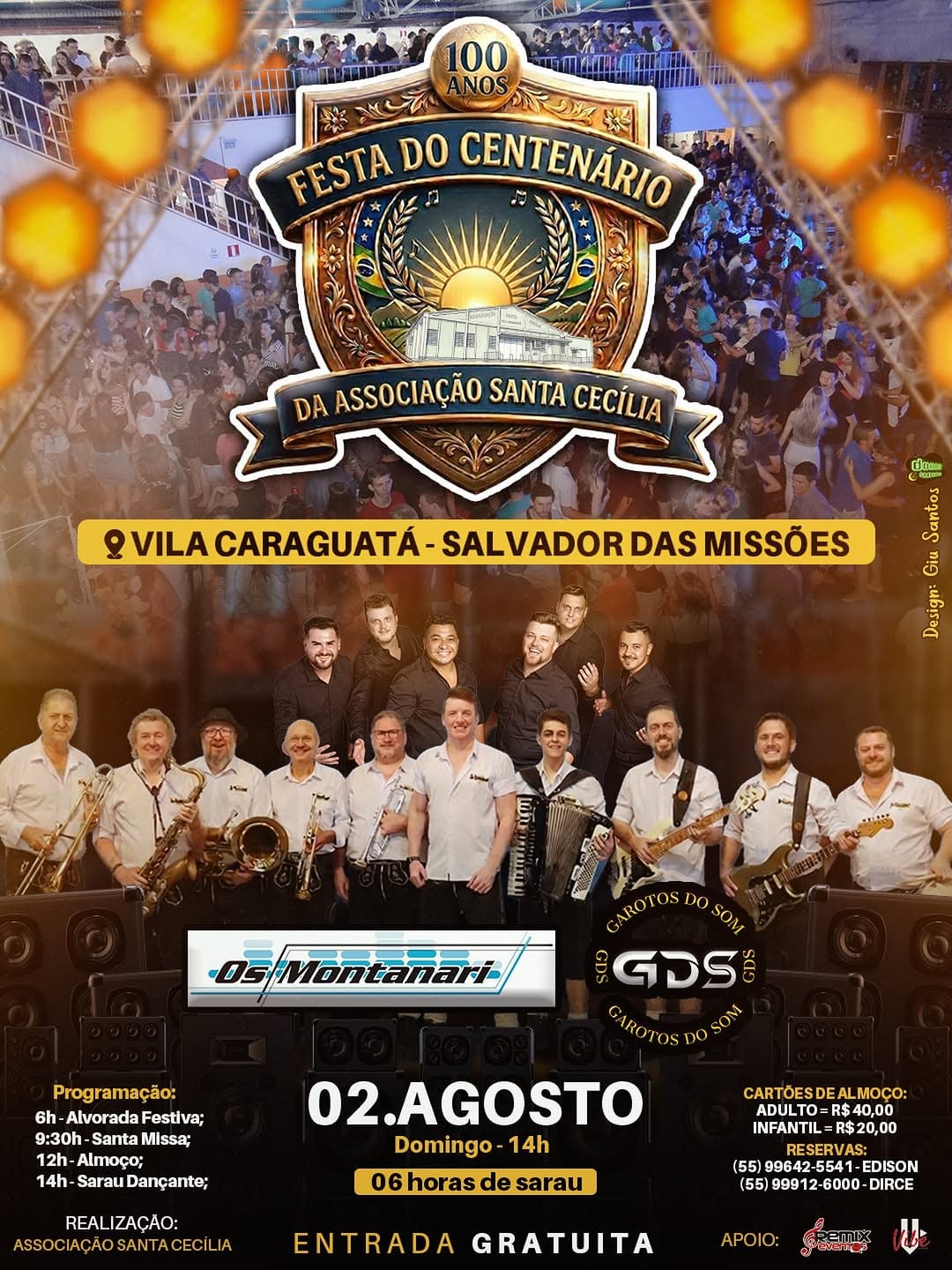 Festa do Centenário da Associação Santa Cecília