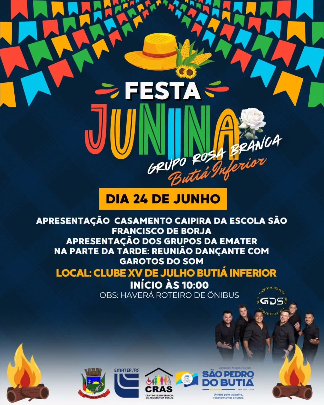 Festa Junina - Grupo Rosa Branca (Butiá Inferior)