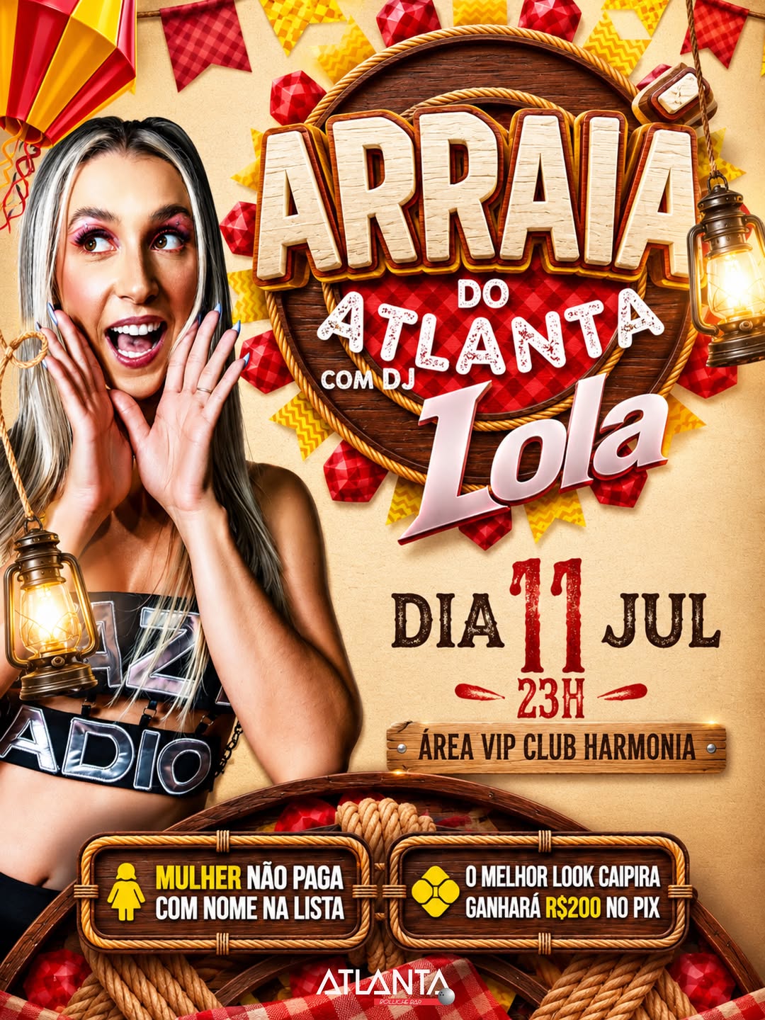 Arraiá do Atlânta com DJ Lola