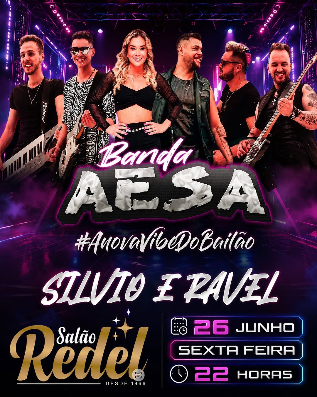 Sexta de Ouro com Banda AESA - Salão Redel