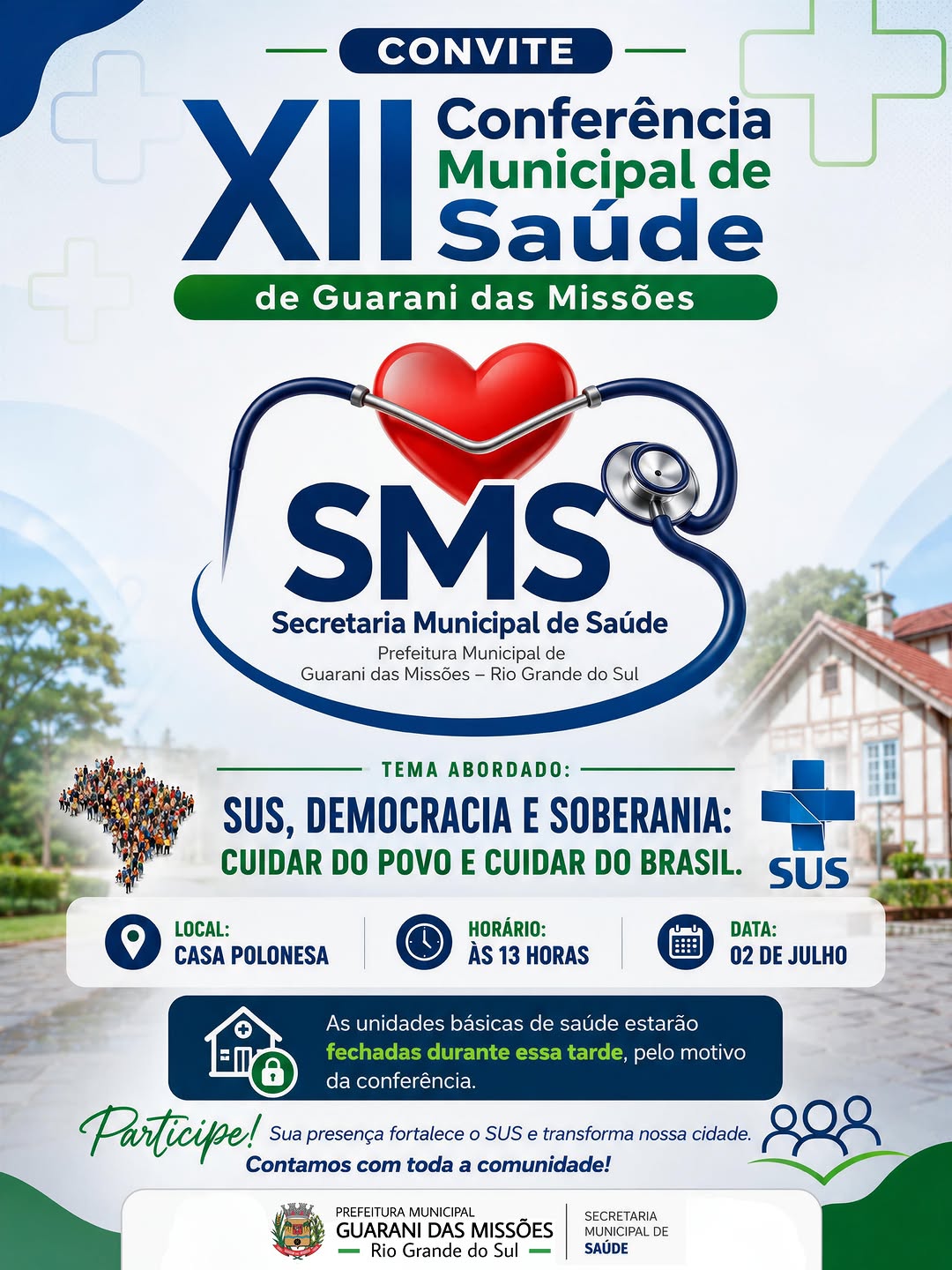 XII Conferência Municipal de Saúde de Guarani das Missões